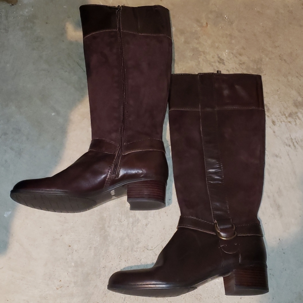 Bandolino real leather knee high boots